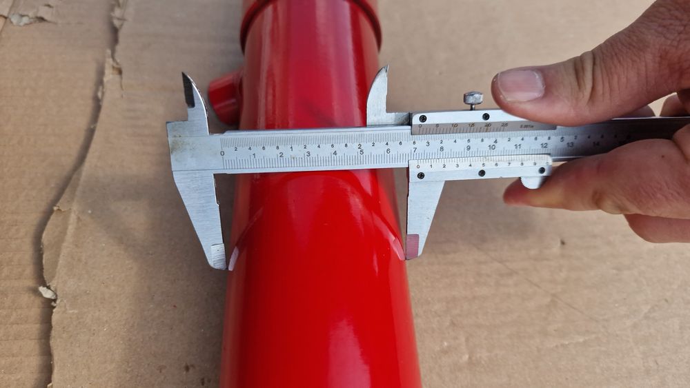 Cilindru hidraulic 65 cm lungime deschide 40 cm tija 35 mm grosime bol