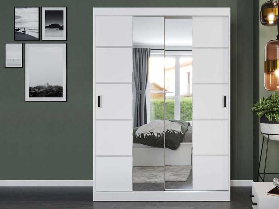 Set Dormitor Nordis Alb C20 cu oglinda