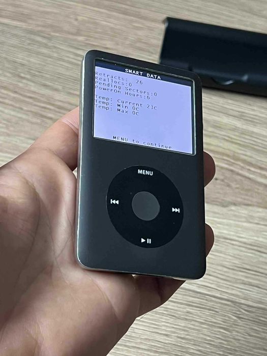 Ipod Classic 7th gen MC297 250gb SSD NOU perfect functional+cablu date