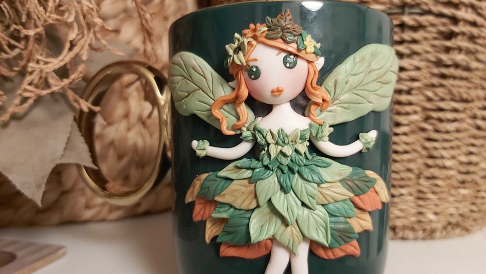 Cadou martisor fetite, sotie/iubita cana zana elfita natura handmade