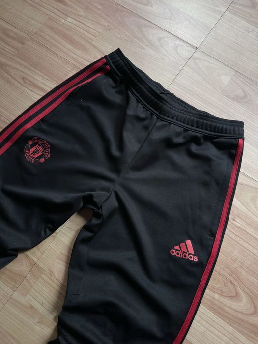 Pantaloni track pants sweats joggers light Adidas x Manchester United