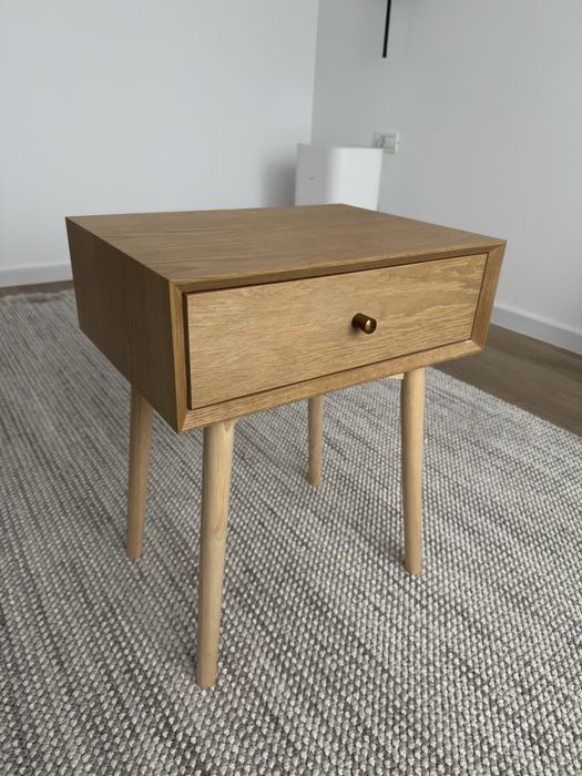 Noptiera cu un sertar stejar natur