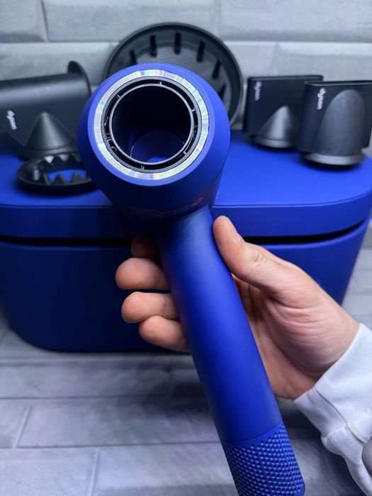 Dyson Supersonic Albastru / Rose Gold + Travel Box (UK plug)