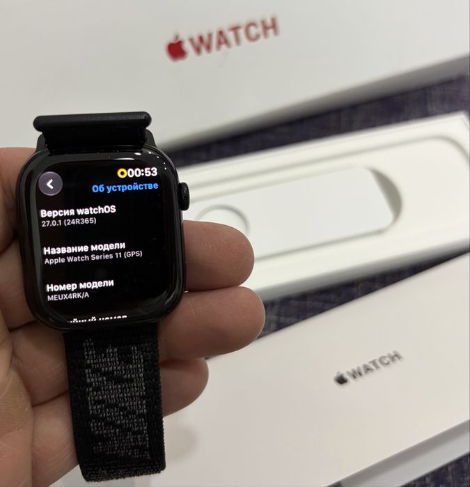 Apple Watch 11 46 мм Jet Black