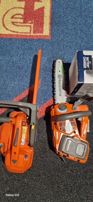 Husqvarna drujba pe benzina,acumulator