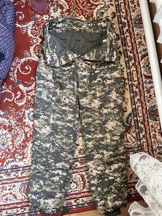 Военные брюки теплые новые