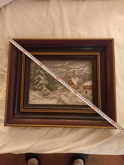 Гоблени Зима с Параклис, Мост Мостар, Мадона с грозде, Скалната мадона