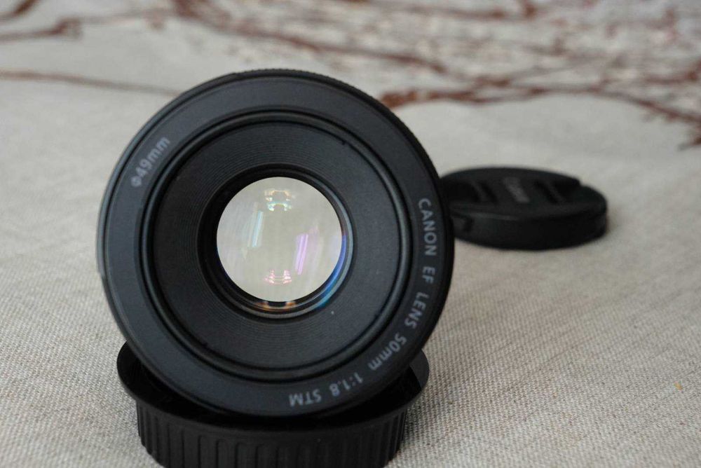 Obiectiv foto Canon EF 50mm F/1.8 STM, autofocus