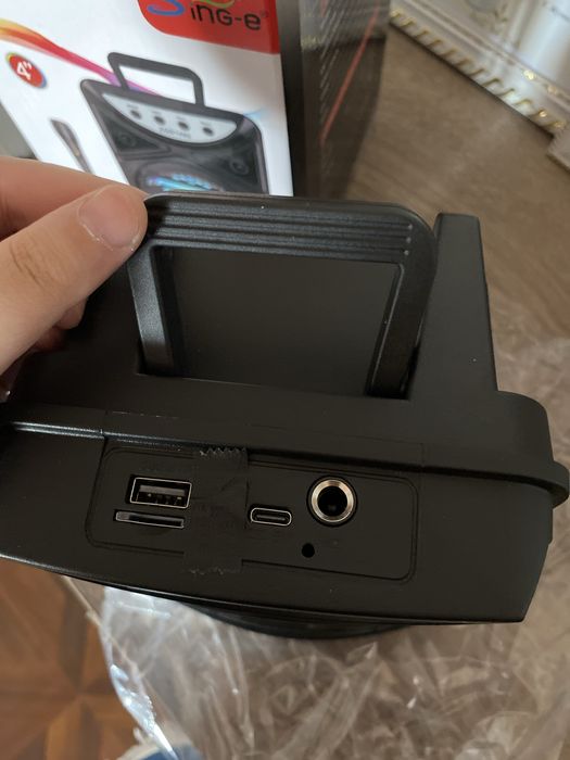 Колонка мульти медиа с микрофоном