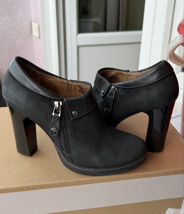 Ботильоны коженные