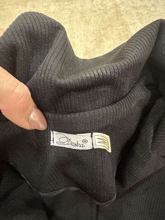 Комплект рипсан в черно и бежаво