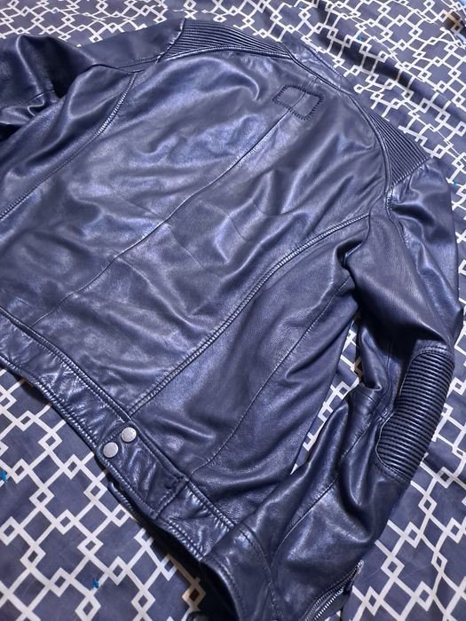 Geaca piele naturala originala marca tigha.