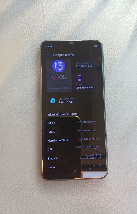ZTE blade a54 128Gb dual sim