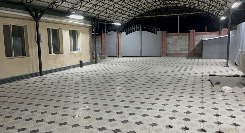 Укладка брусчатки