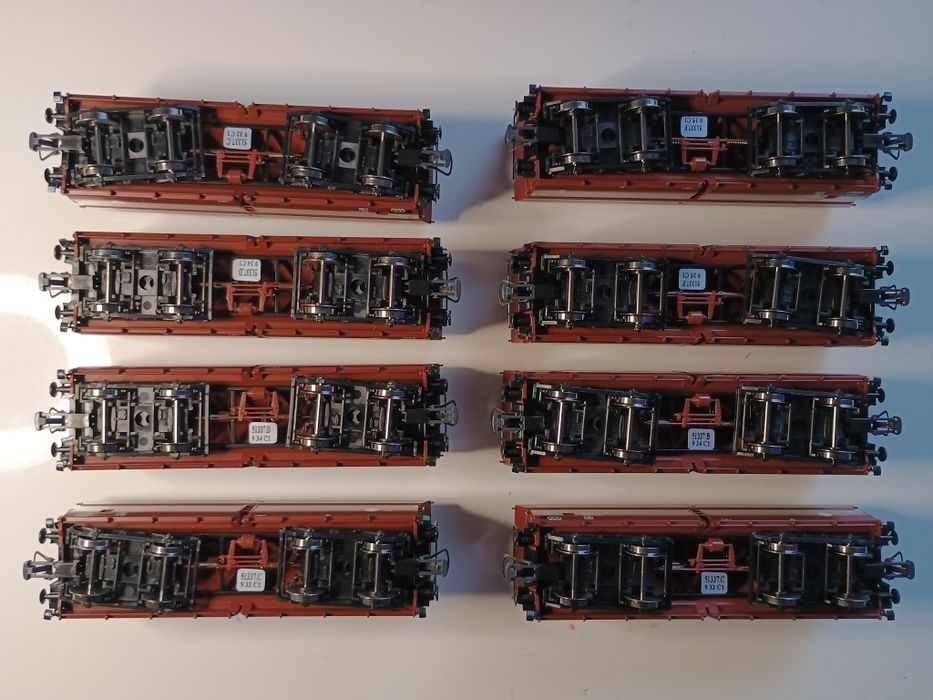 Vagoane marfă DB Roco, gondole minereu, machetă trenuleț electric HO