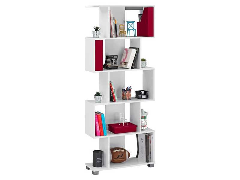 Библиотека, HM2385.04, Бял, Сонома, Венге, Пдч, 70х25х177см.