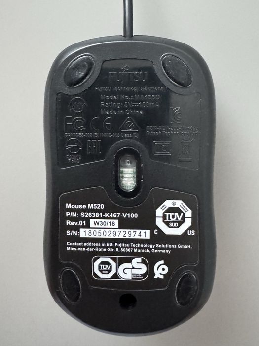 Mouse fibra optica Fujitsu Siemens