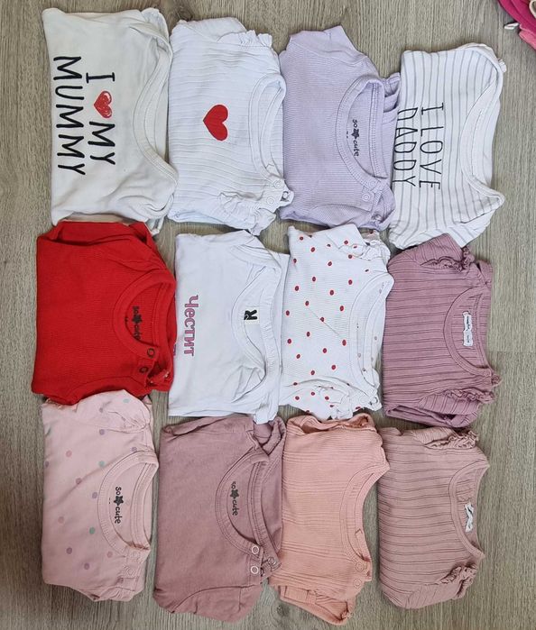 Бебешки дрешки в размер 74 за момиче