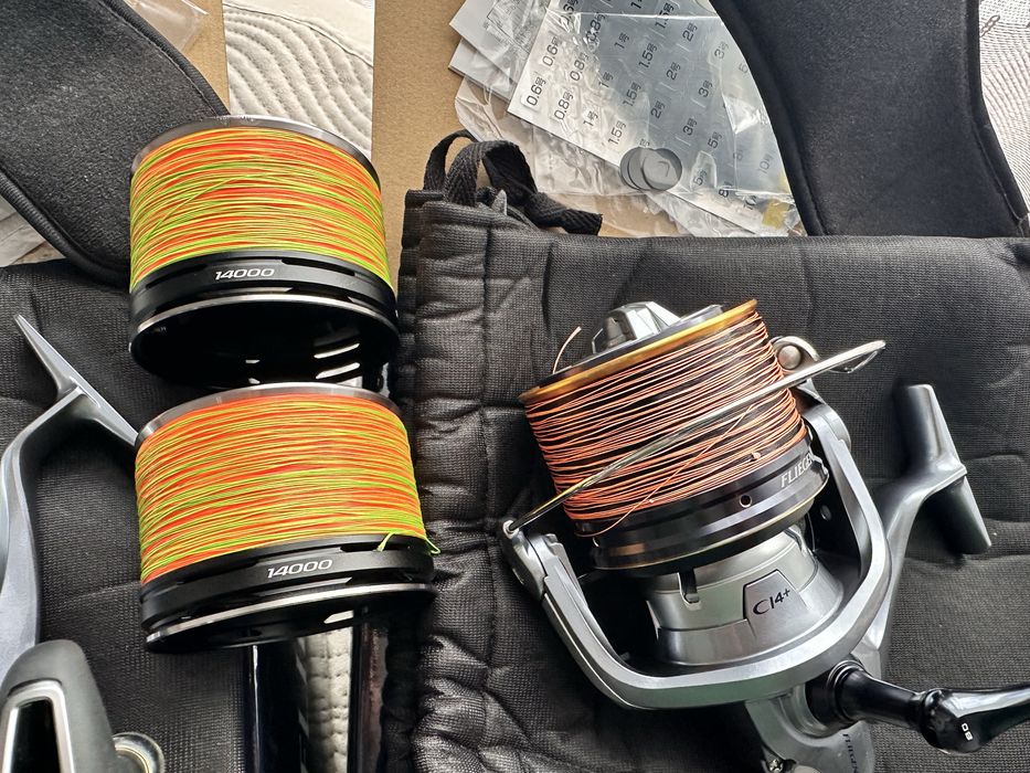 Mulinete Shimano Fliegen 35SD + tamburi Ultegra Ci4+