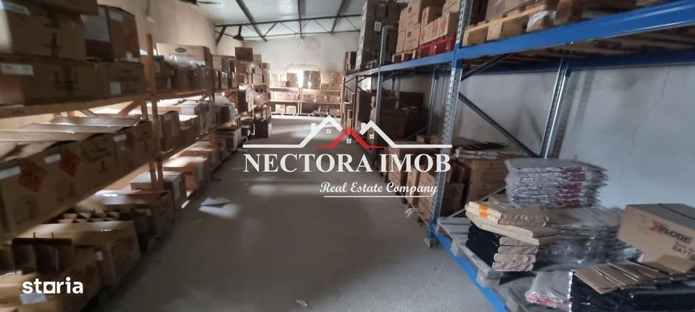 NECTORA IMOB-Hala 240 mp cu Teren 1.500 mp, Utilitati, Curte betonata