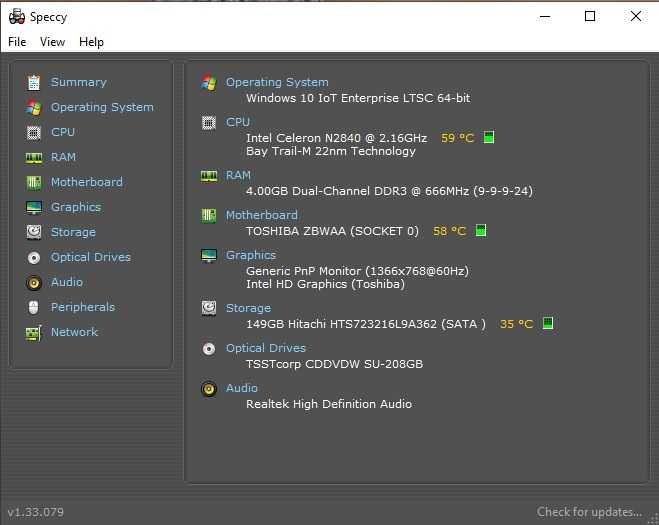 Laptop Toshiba Satellite C50-B Intel Gen 4 15.6 40Cm