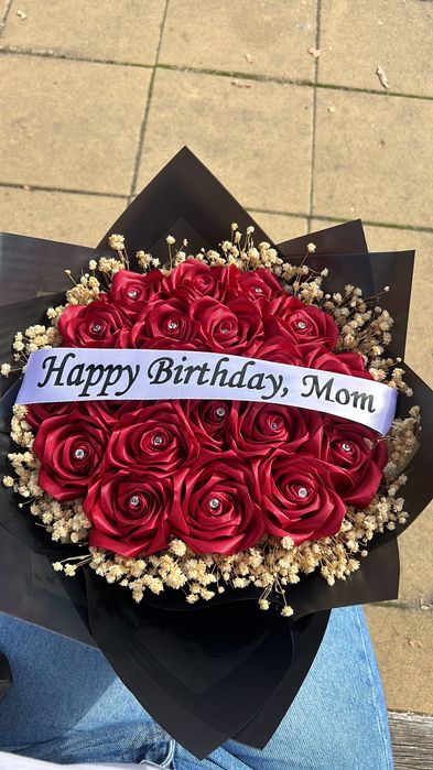 вечен букет от рози