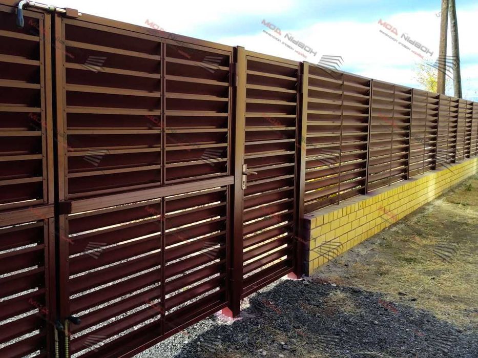 Забор жалюзи от производителя