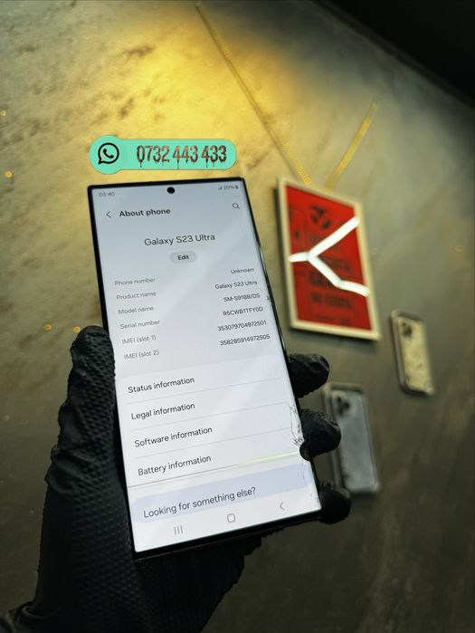 • Placă Bază Samsung S23 Ultra 5G •Montaj / Garantie•