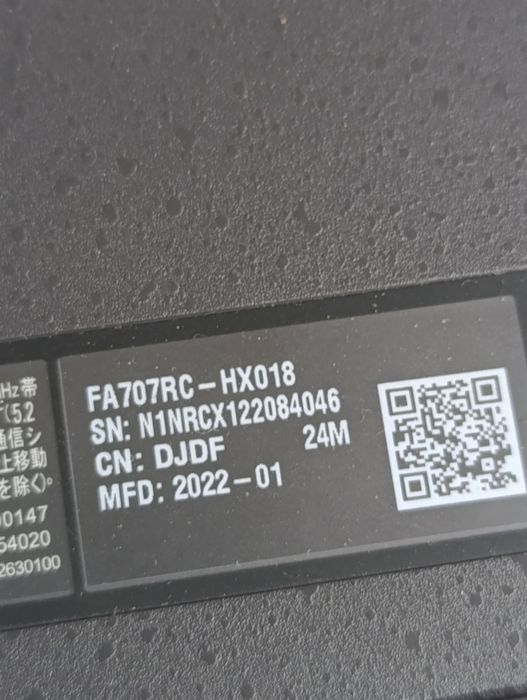 Dezmembrez sau complet Laptop gaming Asus tuf Fa707rc ryzen 7