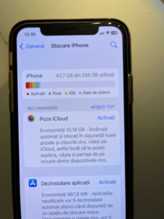 iPhone X 256GB Face ID functional, iOS 16, stare buna