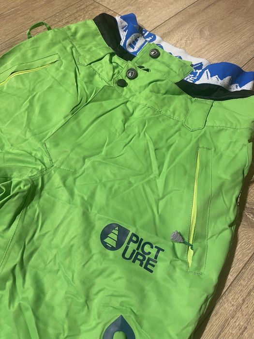 Pantaloni schi/snowboard Picture 10k, culoare verde lime -S