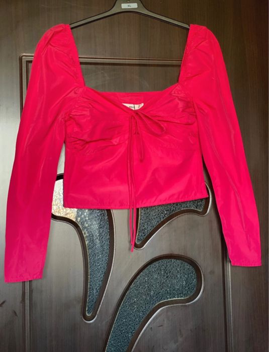 Bluza/camasa pentru petreceri/sarbatori, cu decolteu, Mango, XS-S