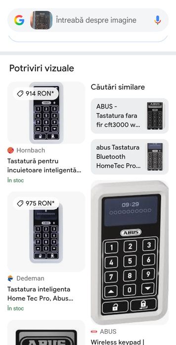 Tastatura wireless inteligenta ABUS