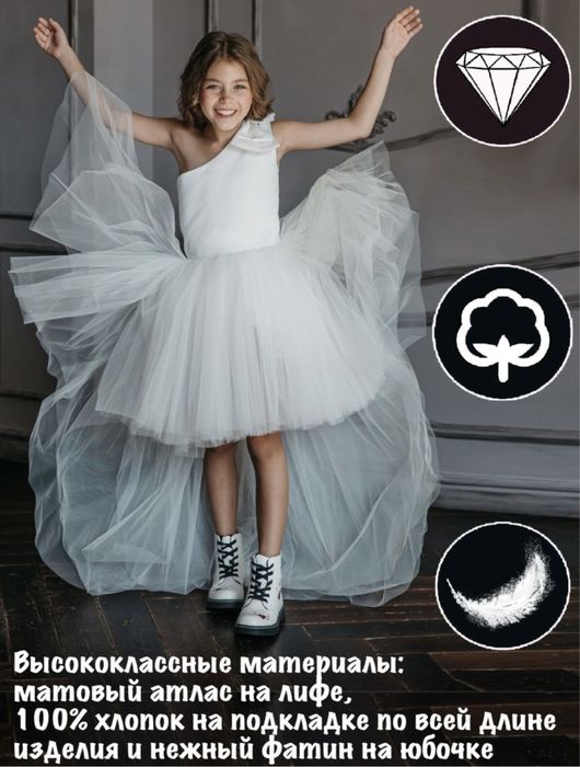 Нарядное платье для девочки продажа прокат
