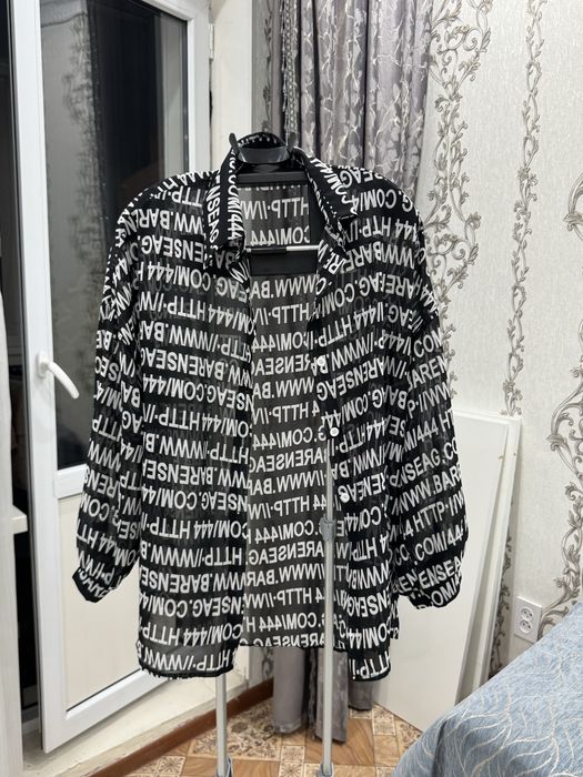 рубашка легкая с принтом