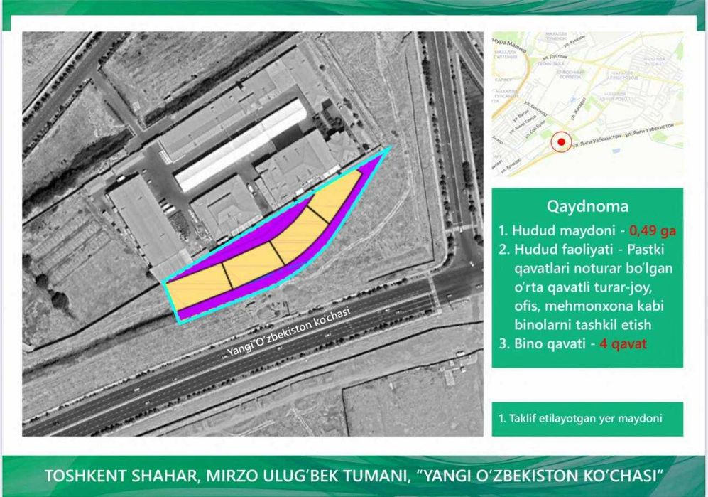 1-линия под ЖК, Автосалон, БЦ, ТРЦ, ГК, частная школа или детский сад