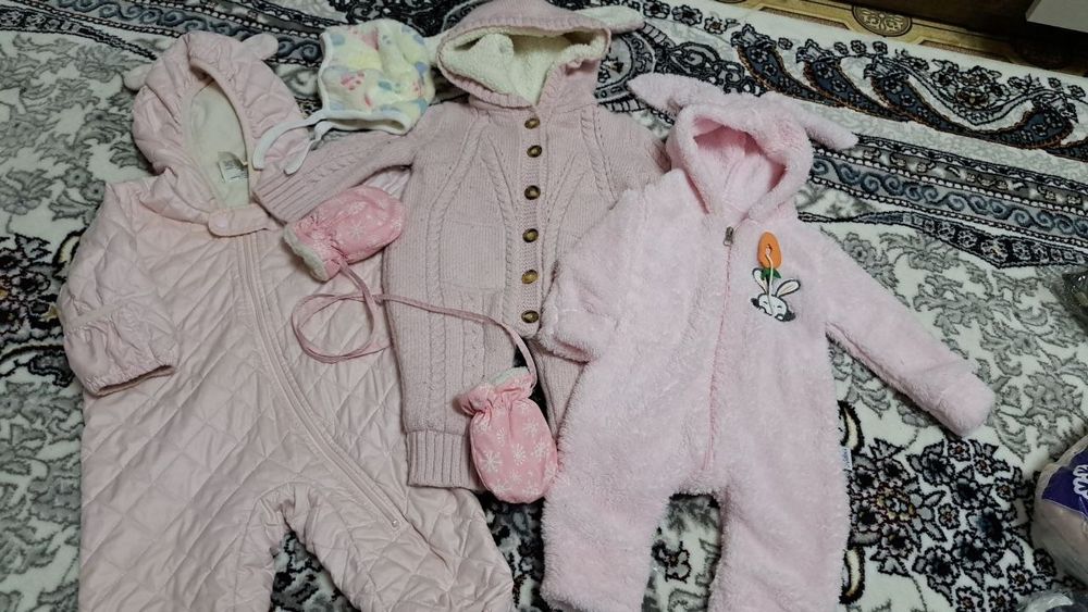 Комбинезоны 3шт до 6 мес.