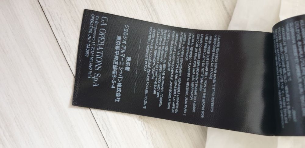 Emporio Armani Italy  / M Oversize НОВО! ОРИГИНАЛ! Дамска Тениска!