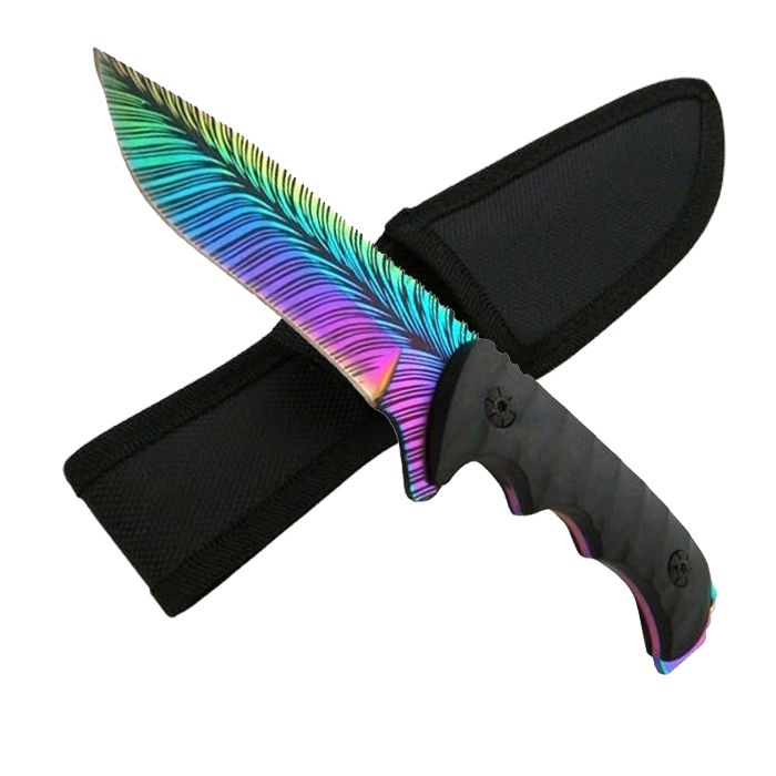 Cutit vanatoare IdeallStore®, Safari Mix, 23 cm, multicolor