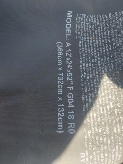 Vind piscină cu cascadă cu 2 pompe folosită o vară
