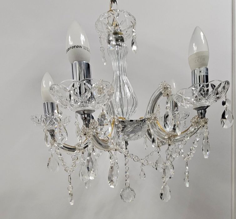 Candelabru Mobexpert cristal 5 brate