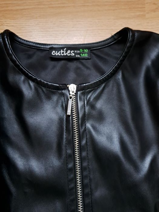 Кожено и дънково яке 9-10 години