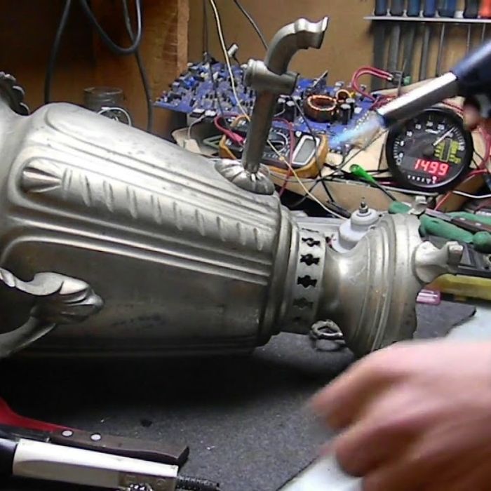 Пайка самоваров качественна