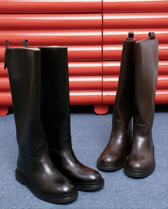 Продам сапоги трубы из натуральной кожи