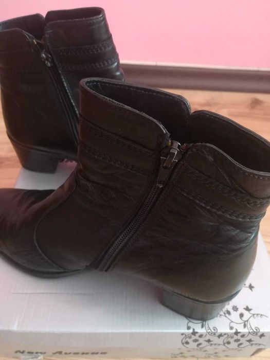 италиански боти от естествена кожа номер 39