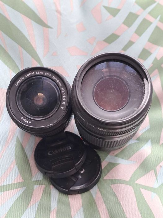 Цялостен комплект фотоапарат Canon EOS2000D / EF-S18-55mm EF 75-300mm