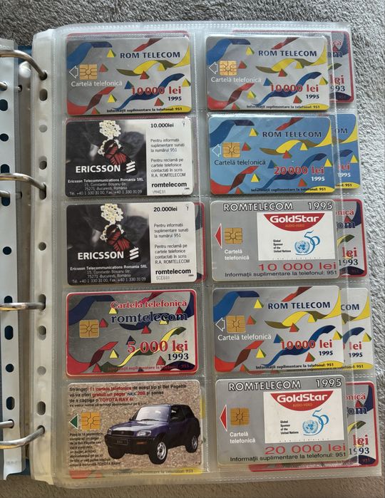 Colectie cartele telefonice