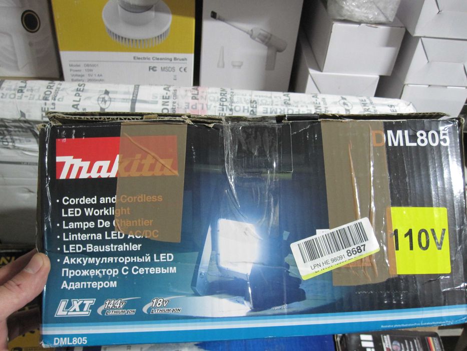 Makita Lampa de lucru DML805 14.4-18V 230V Albastru