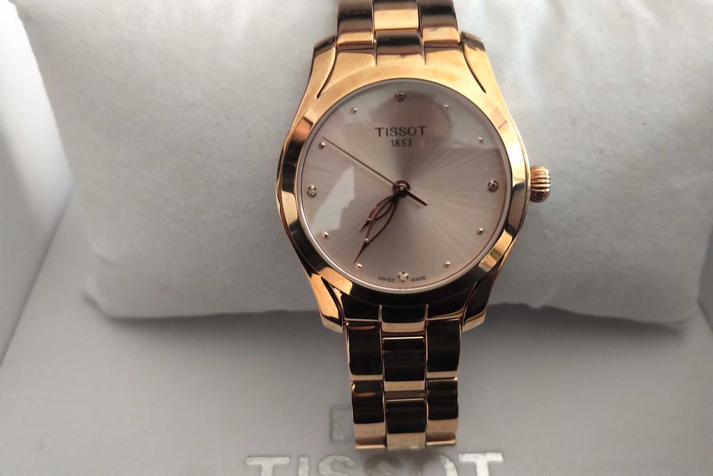 Vand Ceas Dama Tissot T-Wave Diamonds Ref. T1122103345600 Nou