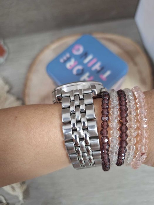 Ceas Fossil – cronograf – oțel inoxidabil – argintiu